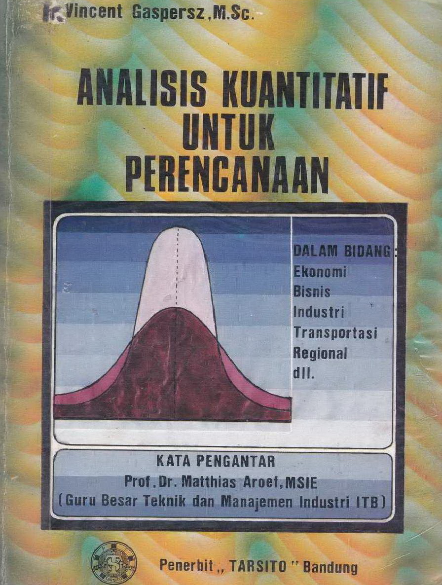 1990 Analisis Kuantitatif Untuk Perencanaan VG